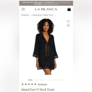 la blanca swim cover up
